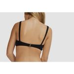 Rochelle Sara Black Scoop Neck Bikini Top Bra Swimwear Size Small Photo 1