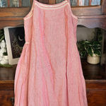Domi Red Gingham Organic Cotton Nightgown Spaghetti Strap Size Large Photo 0