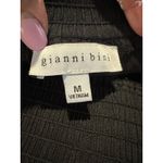 Gianni Bini Anthropologie  Size Medium Linen Blend Black Cuffed Stretch‎ #OP13-1 Photo 1