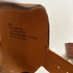 Kork-Ease  Vienna Brown Leather Cork Wedge Sandals Womens Double Strap Adjustable Photo 7