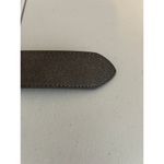 Glitter Pewter Rhinestone Western Leather Belt, Sz S Photo 5