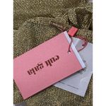 Cult Gaia  Alonza Knit Dress in Gold Large New Womens Mini Metallic Cocktail Photo 8