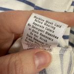 Fresh Produce  Blue White Striped Tunic Sweater Women OS Beachy Oversized Slouchy Photo 8