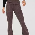 Aerie SMALL REGULAR OFFLINE By The Hugger High Waisted Foldover Flare Legging Photo 0