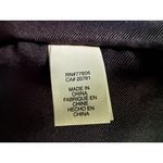 Tommy Hilfiger  Nautical Anchor Canvas Tote Bag Navy & Green with Brown Handles Photo 10