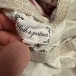 Cloth & Portrait Floral Faux Suede Open Lightweight Waterfall Cardigan Size M Photo 6