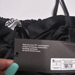 Future Collective Holiday Sweetheart Bubble Satin Midi Dress Black Classic Sz S Photo 7