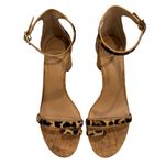 INC Strappy Leopard Print Heels Size 6.5 Tan Photo 3