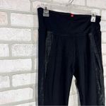Spanx  Ready to Wow Black Leggings with Snakeskin Print on Sides Size L Photo 6