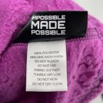 Eastern Mountain Sports Purple Fleece Jacket Hiking Layer Geometric Aztec Print Pullover Top EMS Size S Photo 7