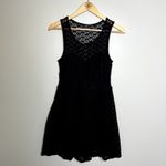 Papaya  Black Lace Skater Dress Photo 3