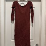 Abercrombie & Fitch  Off the Shoulder Sweater Midi Dress Photo 6