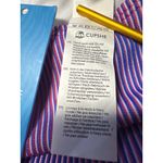 Cupshe  Purple Pink Stripe High Waisted Bikini Set Top Bottom Size L Photo 4