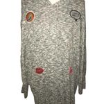 Ashley Stewart GRAY PATCHWORK DESIGN LIGHTWEIGHT HOODIE SIZE 14/16 Photo 0