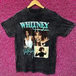 Whitney Houston Retro Style mineral wash tshirt size Medium  Photo 0