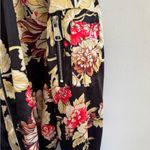36.5 Bomber Jacket Floral satin - Black and Red woman’s sz M Photo 14