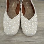 Korks‎ Shoes Womens 6M Cream White Floral Palmer Ballet Flat Cottagecore Neutral Size 6 Photo 2