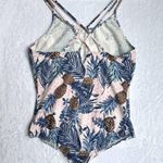 PAC SUN Tropical Pineapple Strappy Body Suit Pink Blue Tan Summer Bodycon NEW Photo 1
