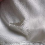 Rebellion Women's Size S White Lace Crop Cami Top Smocked V-neck Sleeveless Photo 15