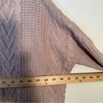 Natural Reflections Natural Cable Knit Pullover Sweater Womans Small Beige Photo 4