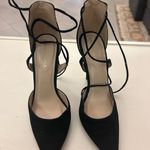 Shoe Republic LA Heels Chic Black Lace-Up Heels by  Size 7-Great Shape! Photo 4