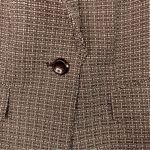 Le Suit Size 8 Black & White Long Sleeve Lined 1 Button Closure Jacket B… Photo 5