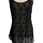 Victoria's Secret Victoria’s Secret Gold Label Chemise slip Lace Sheer Black Small Photo 0