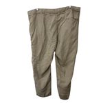 Eileen Fisher Cargo Pants Size 16 Beige Drawstring Waist Tapered Ankle Zip Linen Photo 4