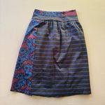 rt by elle. Stripe & Floral Pleated Midi Skirt Photo 1