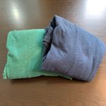 Cut Loose Boho Hoodie Top Women's S Sharkbite Hem Cotton Linen USA Lot of 2 Blue Photo 12