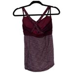 Lululemon  Breathe In Tank Heathered Bordeaux Drama / Rust Berry Size 6 Photo 5