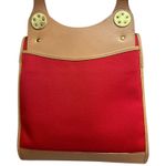 Dooney & Bourke  Vintage Cabriolet Red Small Flap Bag Purse Photo 4