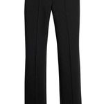 Chico's  0 US S 4 Lindy Black Side Zip Ponte Pants Seam Detail Straight Leg Dress Photo 1