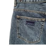 Ganni Swigy Rigid Denim Cotton Mid Rise 5-Pocket Zip Fly Jeans Size 31 Photo 6