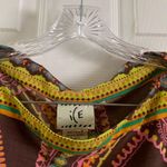 iCe Bold Multicolor Boat Neck 3/4 Sleeve Dress 4 Photo 2