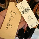 Anthropologie ✨NWT✨ Let Me Be Baby Doll Black Floral Mini Dress XS/P Photo 5