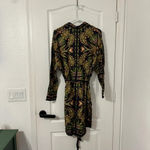 Farm Rio Black Martina Scarf Maxi Chemise Dress Photo 6