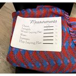 ZARA NWT Jacquard Knitwear Collection Zig Zag Chevron Sweater Top Red Blue M Photo 7