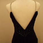 Gorgeous Classic Vintage 80’s Black Suede Leather Dress Photo 5