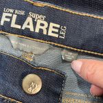 New York And Company Low Rise Super Flare Jeans Size 10 Like New Photo 5
