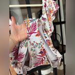 Ralph Lauren  plus size off shoulder ruffle one piece swimsuit floral tropical Photo 11