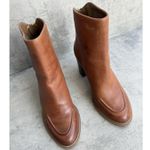 Aerosoles  City Council Women’s Dark Tan Leather Ankle Boots Zip Size 7M Photo 2