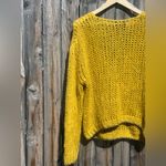 SUMMUM Women’s Acrylic & Mohair Blend Sweater Yellow Size M Photo 4