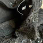 White House | Black Market Elegant Sequined Black Sweater Size Medium Photo 7