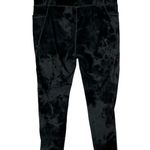 Danskin Gray Tie Dye Brushed 7/8 Side Pocket Athletic Leggings S Photo 2