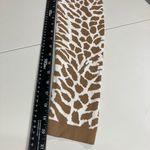 Dialogue , Animal Print, Women’s Cardigan, Tan & White Photo 3