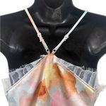 Frye  Womens Eli Lace Trim Racerback Tank Top Pastel Colors Size L Photo 10