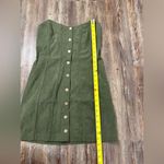 Urban Outfitters  Cali Corduroy Strapless Corset Mini Green Dress Size Medium Photo 6