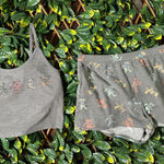 American Eagle  Matching Gray PJ Set Size Medium Photo 0