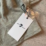 7 For All Mankind  Puff Sleeve‎ Button Up Cardigan Sweater Small Taupe Cream NWT Photo 1